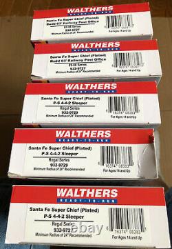Walthers HO Santa Fe Super Chief Ready-To-Run Passenger Cars (Set of 13)