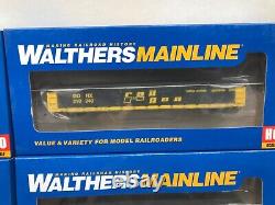 Walthers Ho Scale 53' Railgon Gondola Set of 4 Different Road #s RTR New