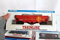 Walthers Trainline Deluxe HO Train Set Ready-To-Run Freight Car Set of 6