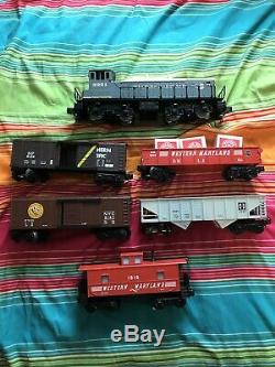 Western Maryland 6 UNIT TRAIN SET READY TO RUN 0-27 With Box