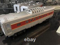 Williams Bachmann Santa Fe Flyer O Gauge Electric Train Set Works As Is Used