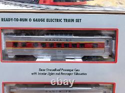 Williams by Bachmann Sante Fe Flyer O Gauge Electric Train Set Ready To Run New