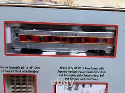 Williams by Bachmann Sante Fe Flyer O Gauge Electric Train Set Ready To Run New