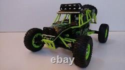 Wltoys 12428 1/12 Scale 2.4g 4wd Electric Brushed Crawler Rtr Free Extra Led Bar