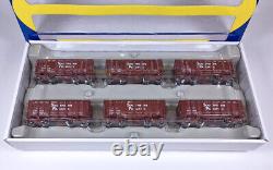 187 ATHEARN RTR 94968 HO SP 26' Wagon à Minerai à Hauts Côtés (Lot de 6) NOS MINT