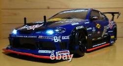 1 D-MAX Carrosserie Masashi Yokoi S15 avec LED et ensemble complet 2 Dripache Supra RTR blanc