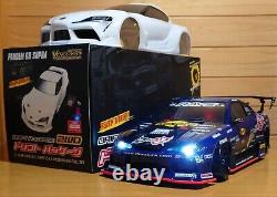 1 D-MAX Carrosserie Masashi Yokoi S15 avec LED et ensemble complet 2 Dripache Supra RTR blanc