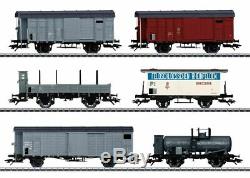 46520 Kofferli 6 Wagons De Marchandises Set 3-rail Prêt À L'emploi - Railwa Fédéral Suisse
