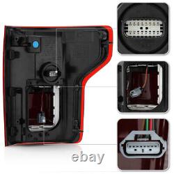 Angle mort prêt Raptor fumée rouge lentille pour 17-19 Ford F150 Ensemble de feux arrière LED