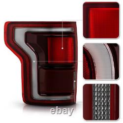 Angle mort prêt Raptor fumée rouge lentille pour 17-19 Ford F150 Ensemble de feux arrière LED