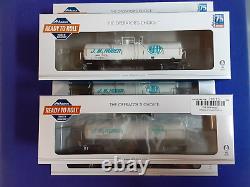 Athearn RTR Wagon-citerne de boue argileuse de 16 000 gallons J. M. Huber ensemble de 5 wagons