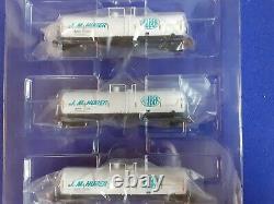 Athearn RTR Wagon-citerne de boue argileuse de 16 000 gallons J. M. Huber ensemble de 5 wagons