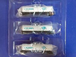Athearn RTR Wagon-citerne de boue argileuse de 16 000 gallons J. M. Huber ensemble de 5 wagons