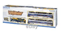 BACHMANN 00743 HO ALASKA MCKINLEY EXPLORER Ensemble de train LOCO 2 VOITURES PUISSANCE, PISTE
