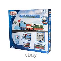 B? Chm? Nn Trains THOMAS SAUVE LE TRAÎNEAU DU PÈRE NOËL Ensemble de train électrique prêt à rouler