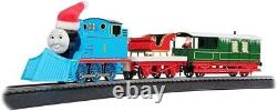 B? Chm? Nn Trains THOMAS SAUVE LE TRAÎNEAU DU PÈRE NOËL Ensemble de train électrique prêt à rouler