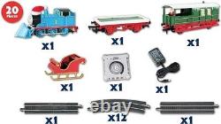 B? Chm? Nn Trains THOMAS SAUVE LE TRAÎNEAU DU PÈRE NOËL Ensemble de train électrique prêt à rouler