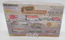 Bachman Super Chief Prêt À Courir L'ensemble De Train Électrique Nouveau Et Scellé- 24021