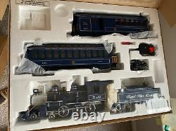Bachmann Big Haulers Royal Blue 90016 Train Complet Prêt À Courir Set G Échelle Ni