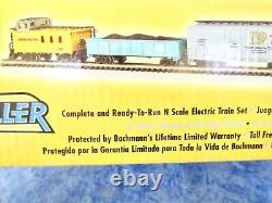 Bachmann Highballer Ensemble de train électrique N à l'échelle, complet et prêt à rouler, NIB