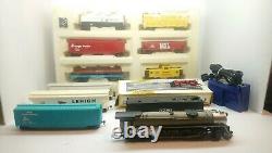 Bachmann Ho Train Union Pacific Set Powered Steam Locomotive & Cars Ready To Run