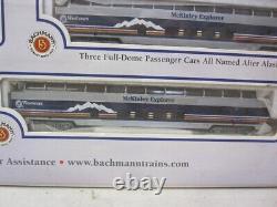Bachmann N Scale #24010 McKinley Explorer Alaska Prêt à courir Train Nouveau