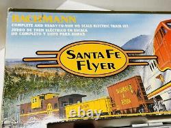 Bachmann Santa Fe Flyer Ez Track Ho Échelle Ensemble de Train Prêt à Rouler