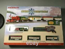 Bachmann Spirit Of Christmas Ready-to-run N Scale Train Set, # 24017, 34x24 Oval