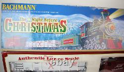 Bachmann Trains 90037 Nuit Avant Noël Prêt À Courir Kit De Train Électrique Nib