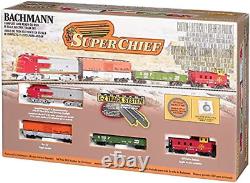 Bachmann Trains Ensemble de train électrique Super Chief prêt à fonctionner à l'échelle N