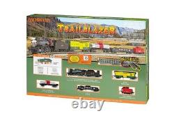 Bachmann Trains Trailblazer Prêt à fonctionner, ensemble de train électrique de 60 pièces
