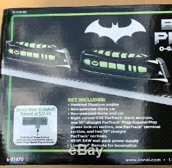 Batman Phantom O-gauge Prêt À Fonctionner Set Trains Lionel DC Comics Nouveau