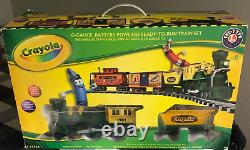 Crayola Prêt À Courir G Gauge Train Set 7-11548 Lionel Collectors Nouvelle Boîte Ouverte