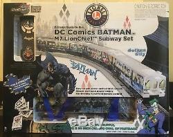 DC Comics Batman Lionchief Prêt-à-run M7 Set Subway (signé Par Gotham Acteurs)
