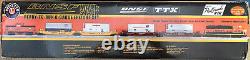 DIFFICILE À TROUVER 2014 Lionel 6-30211 Ensemble de Fret Maxi-Stack Diesel BNSF ENSEMBLE COMPLET