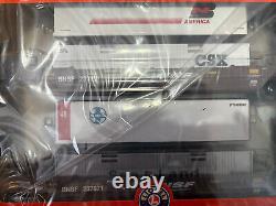 DIFFICILE À TROUVER 2014 Lionel 6-30211 Ensemble de Fret Maxi-Stack Diesel BNSF ENSEMBLE COMPLET