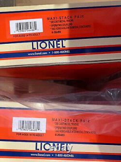DIFFICILE À TROUVER 2014 Lionel 6-30211 Ensemble de Fret Maxi-Stack Diesel BNSF ENSEMBLE COMPLET