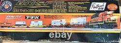 DIFFICILE À TROUVER 2014 Lionel 6-30211 Ensemble de Fret Maxi-Stack Diesel BNSF ENSEMBLE COMPLET