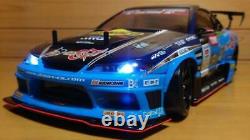 D-MAX S15 Carrosserie avec LED et Dripache Supra RTR Ensemble Complet Blanc