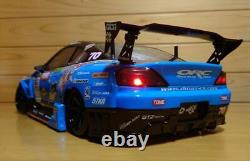 D-MAX S15 Carrosserie avec LED et Dripache Supra RTR Ensemble Complet Blanc