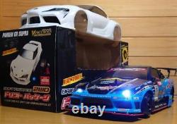 D-MAX S15 Carrosserie avec LED et Dripache Supra RTR Ensemble Complet Blanc