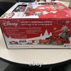 Disney Express de Noël de Mickey prêt à fonctionner ensemble de train Lionel O-Gauge
