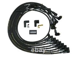 Distributeur Chevy BBC Prêt à fonctionner & Kit de fils de bougie Plug Mag Tune Sous-tête Noir