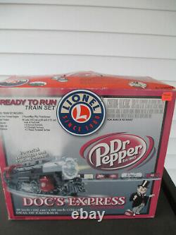 Dr Pepper Docs Express Lionel Train Set Ready To Run O Gauge Nos Shelf Wear