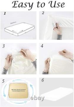 Draps de lit King à poches extra profondes (4 pièces) - Draps de lit égyptiens en coton 400 fils au pouce - 1
