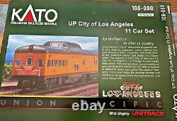 ENSEMBLE DE 11 VOITURES de la VILLE d'UNION PACIFIC de LOS ANGELES - Échelle N - KATO NOUVEAU RTR RARE