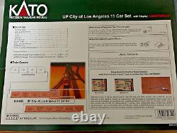 ENSEMBLE DE 11 VOITURES de la VILLE d'UNION PACIFIC de LOS ANGELES - Échelle N - KATO NOUVEAU RTR RARE