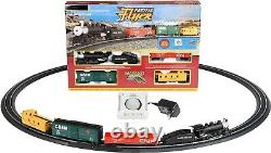 ENSEMBLE DE TRAIN HO PACIFIC FLYER PRÊT À ROULER locomotive à vapeur atlas 00692 NEUF DANS LA BOÎTE