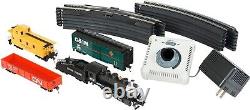 ENSEMBLE DE TRAIN HO PACIFIC FLYER PRÊT À ROULER locomotive à vapeur atlas 00692 NEUF DANS LA BOÎTE