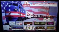 ENSEMBLE DE TRAIN HO RTR PROMOTIONNEL SHOPRITE SALUTE TO AMERICA LIFE LIKE MISB 2004